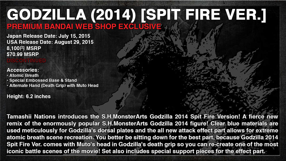 godzilla spit fire